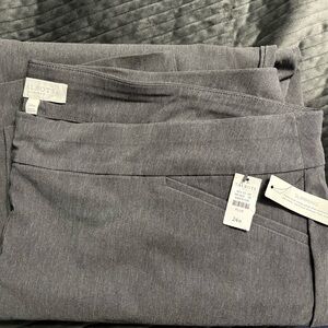Talbots Gray Straight Leg Pants